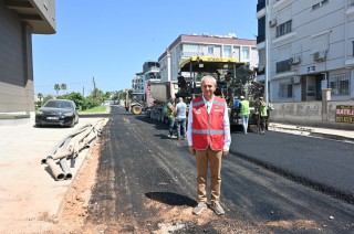 ASAT tamamladı, Kepez sıcak asfaltla kapladı
