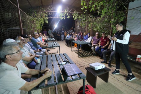 Kepez’den site sakinlerine Afet Farkındalık Eğitimi