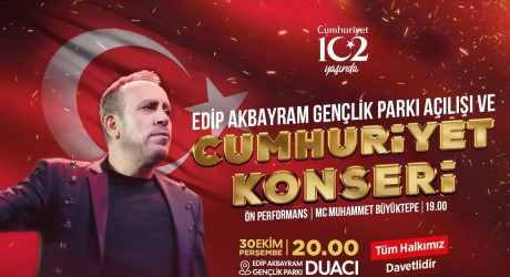 Kepez’in Edip Akbayram Gençlik Parkı açılışı ve Cumhuriyet kutlamalarına 5 noktadan ring hizmeti