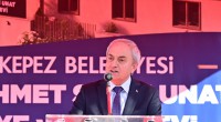 Kepez’in Mir Mehmet Selim Unat Taziye ve Semt Evi hizmete açıldı