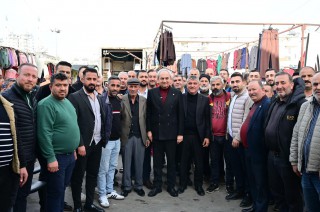 Başkan Kocagöz’den Güneş pazarı esnafına müjde!