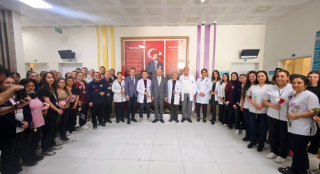 Kocagöz, sağlık çalışanlarının Tıp Bayramı’nı kutladı