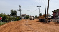 Duacı’da alt yapı çalışmaları tamamlanan 34 sokağa sıcak asfalt