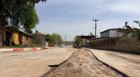 Duacı’da alt yapı çalışmaları tamamlanan 34 sokağa sıcak asfalt