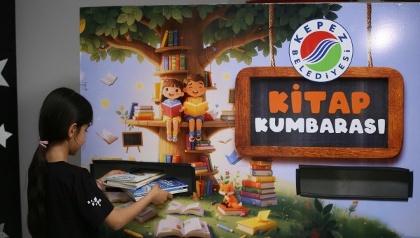 Kepez Belediyesi’nden okullara ‘Kitap Kumbarası’ 