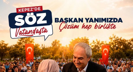 Kepez’in “Söz Vatandaşta” buluşması bu hafta Yeşilyurt Mahallesi’nde