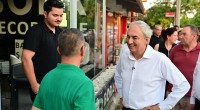 Kocagöz, Yeni Mahalle esnafına “Temizlik Kirletmemektir” kampanyasını anlattı