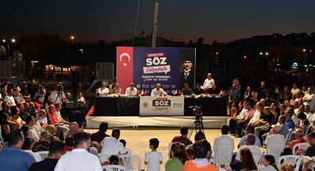 Kocagöz, “Söz Vatandaşta” dedi, mahalle sakinlerini dinledi
