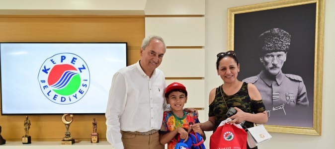 Başkan Kocagöz’den küçük Emirhan’a büyük mutluluk